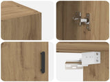 Wall-Mounted Cabinet 2 pcs Artisan Oak 69.5 x 34 x 90 cm 3394531
