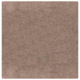 Anti-slip Shaggy Rug Brown 160 x 160 cm PP 4019794