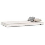 Bed Frame without Mattress White 90x200 cm Solid Wood Pine 823495