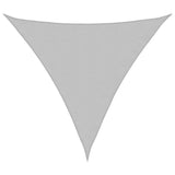 Sun Shade Sail Light Grey 6x6x6 m 100% Polyester Oxford 4000927
