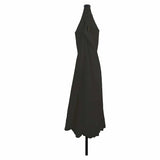 Garden Parasol Black 395 x 395 x 245 cm Polyester 42003650