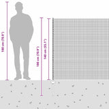 Fence and Post Silver 1.4 x 25 m Steel 3336370