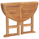 Folding Garden Dining Table 90x75 cm Solid Teak Wood 315446