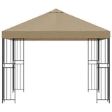 Gazebo 3 x 3 m Beige Polyester and Steel 190 gsm 900325
