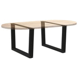Coffee Table Legs V-Shape 2 pcs Black 70x cm Steel 4012636