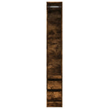Wardrobe Smoked Oak 30x50x200 cm Engineered Wood 3307742