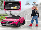 Mercedes-Benz GLC Licensed Kids Ride on Car with Remote Control, Soft Start, MP3, LED Headlights, T3398P378929