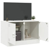 TV Cabinet White 67x39x44 cm Steel 841641