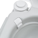 Portable Camping Toilet Grey 41.5 x 36.5 x 30 cm 42001425