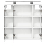 Bathroom Mirror Cabinet White 63.5 x 16 x 62.5 cm 889159