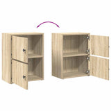 Bookcase Sonoma Oak 40x24x52 cm Engineered Wood 860357