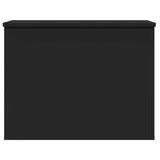 Storage Box Black 60x42x46 cm Engineered Wood 840654