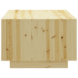 Coffee Table 110x50x33.5 cm Solid Firwood 809881