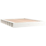 Bed Frame without Mattress White 140x200 cm Solid Wood 820677