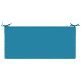 2-Piece Bench Cushions SOEST 2 pcs 100% Polyester Light Blue 950167