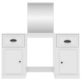Dressing Table with Mirror White 130x50x132.5 cm 3185335
