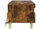 LED TV Cabinet Smoked Oak Engineered Wood 897210