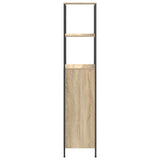 Bathroom Cabinet with Shelves Sonoma Oak 36x35x165 cm 861908