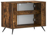 Bathroom Sink Cabinet BREDA Smoked Oak 59.5 x 31.5x 59 cm 897450