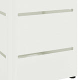 Umbrella Stand with Storage White 15.5 x 15.5 x 49 cm Steel 868517