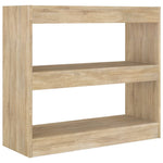 Book Cabinet/Room Divider Sonoma Oak 80x30x72 cm 811694