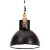 320535 Industrial Hanging Lamp 25 W Black Round 40 cm E27