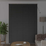 Venetian Blinds Height Adjustable Black 220 x 155 cm Aluminium 42006183