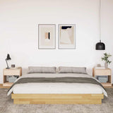 Bed Frame without Mattress 180x200 cm Super King Solid Wood Oak 3315730