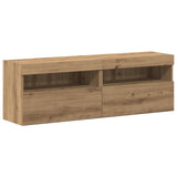 TV Cabinet Set Wall-mounted 6 pcs Artisan oak Engineered wood 3334381