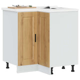 Kitchen Corner Base Cabinet Porto Artisan Oak Engineered Wood 853996