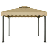 Gazebo Taupe 3x3 m Aluminium and Steel 318522