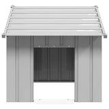 Dog House with Roof 83x130x85 cm Galvanised Steel 4100916