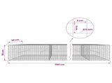 Gabion with 5 mm Wire and 5x5 cm Mesh 1150x50x50 cm 3464249