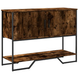 Console Table Smoked Oak 100x35x74.5 cm Engineered Wood 848536