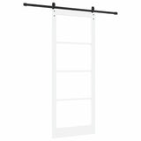 Sliding Door ORKDAL White and Black 93 x 232 cm 3331872