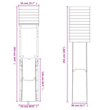 Outdoor Playset Impregnated Wood Pine 3156897