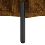 Highboard Smoked Oak 34.5x34x180 cm Engineered Wood 3199374