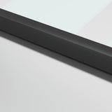 Interior Door Slim Black 93x201,5 cm Tempered Glass and Aluminium 155120