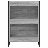 Book Cabinet Grey Sonoma 60 x 30 x 86.5 cm Engineered Wood 886387