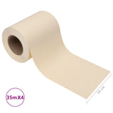 Garden Privacy Screens 4 pcs PVC 35x0.19 m Cream 147857