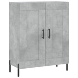 Highboard Concrete Grey 69.5x34x180 cm Engineered Wood 3189969