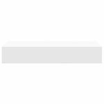 Wall-mounted Drawer Shelf White 60x23.5x10 cm MDF 330255