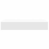Wall-mounted Drawer Shelf White 60x23.5x10 cm MDF 330255