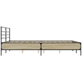 Bed Frame without Mattress Sonoma Oak 160x200 cm 3280053