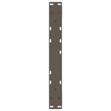 Coffee Table Legs 2 pcs Natural Steel 60x cm Steel 4012711