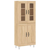 Highboard Sonoma Oak 69.5x34x180 cm Engineered Wood 3198372