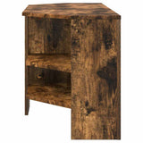 Corner TV Cabinet 102 x 40.5 x 45 cm Smoked Oak Engineered Wood 889780