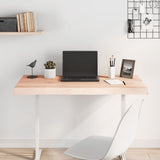 Table Top 100x50x cm Untreated Solid Wood Live Edge 363886