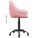 Dining Chair Pink Velvet 335365