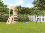 Outdoor Playset Natural wood and blue 3156925
